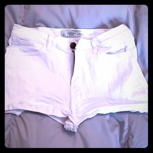 A&F denim shorts